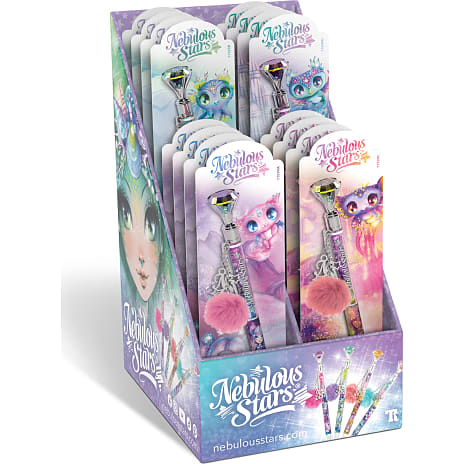 Nebulous star diamantkuglepen - flere varianter - assorteret