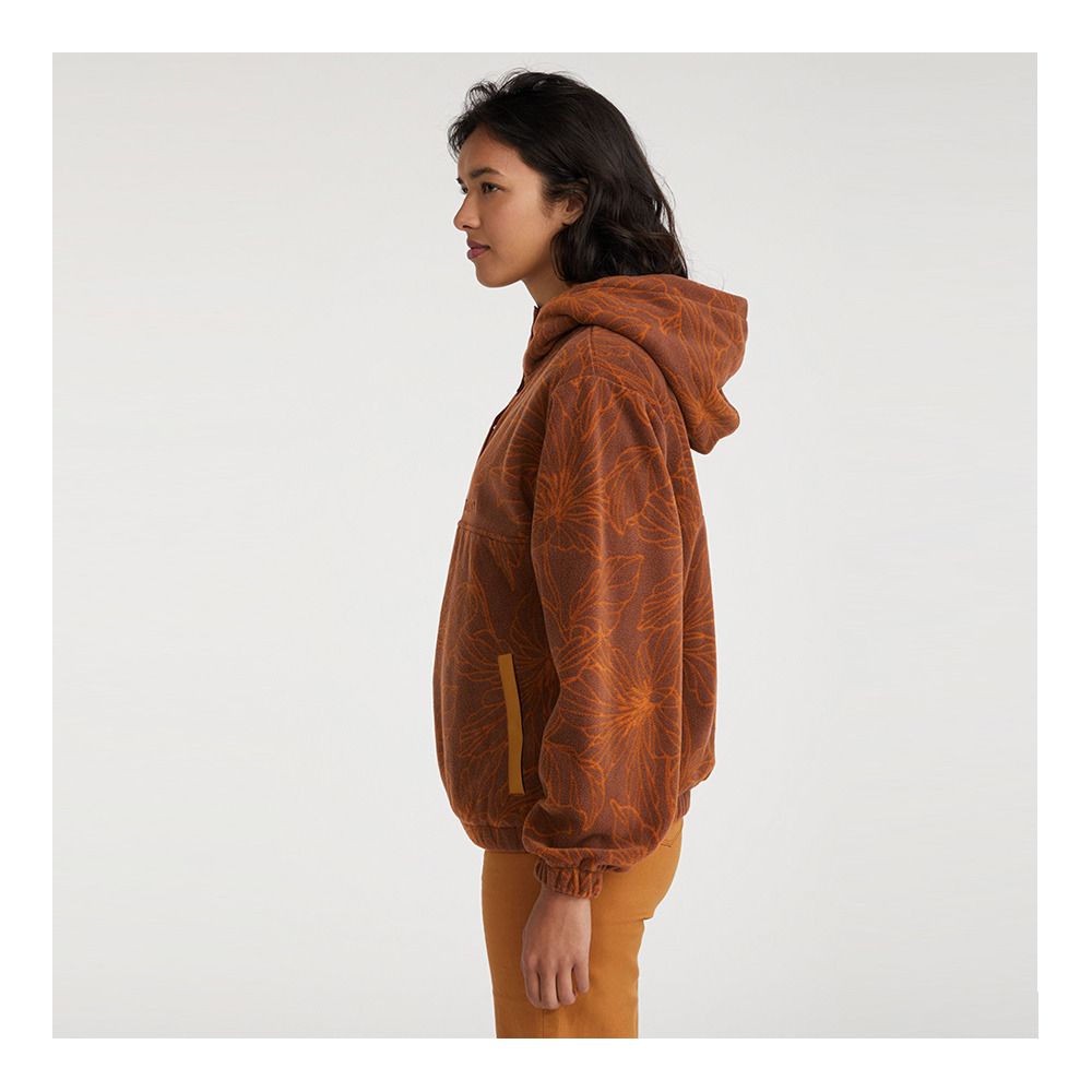 O'Neill SUPERFLEECE - Sweat Femme brown flower