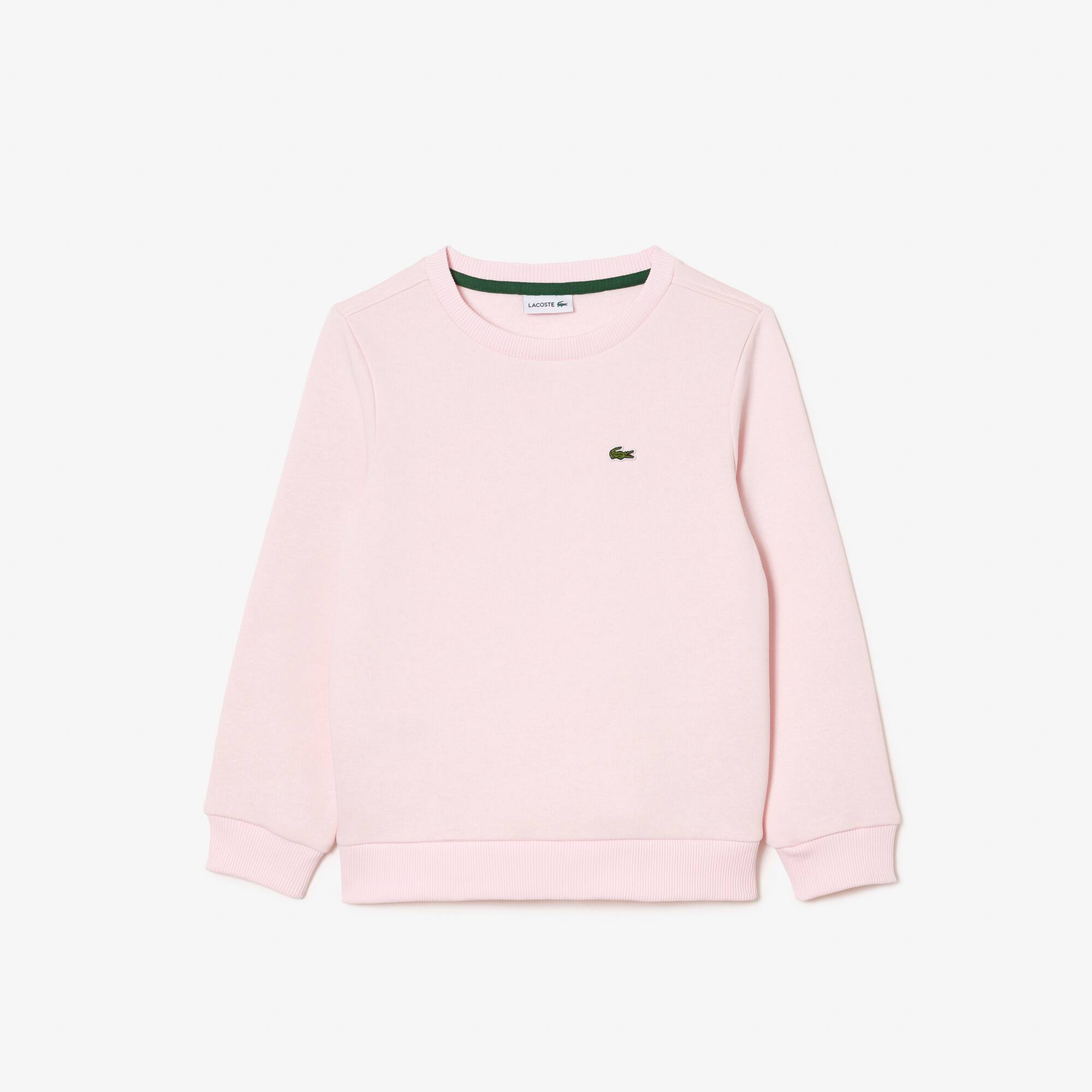 Kinder LACOSTE Sweatshirt aus Baumwoll-Flanell Pullover & Sweatshirts - Rosa - Lacoste - Kinder