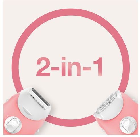 Braun Silk-épil 3 -277 Epilator Voor Langdurige Ontharing, Scheer- en Trimmerkop, Wit/roze