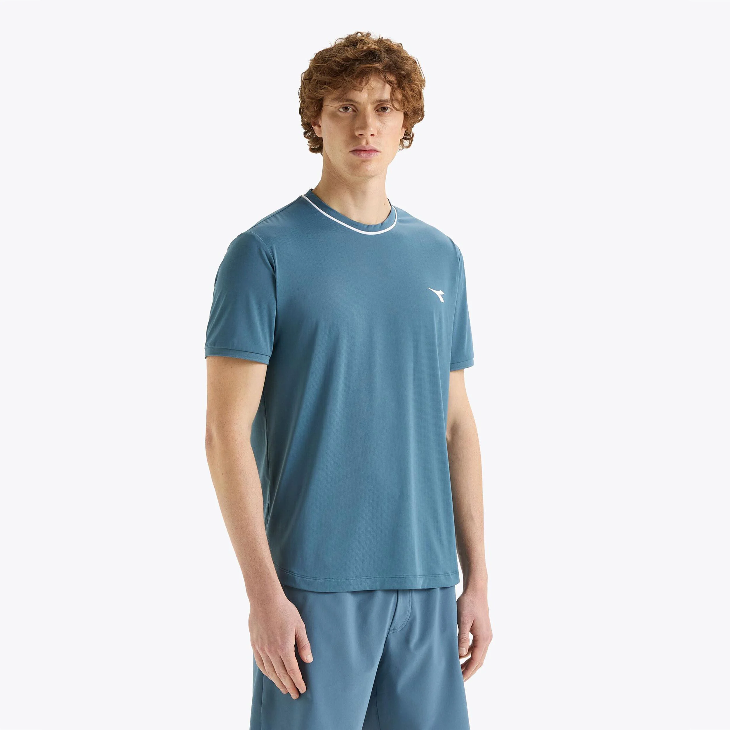 Diadora Icon T-shirt Hommes - Bleu Petrol