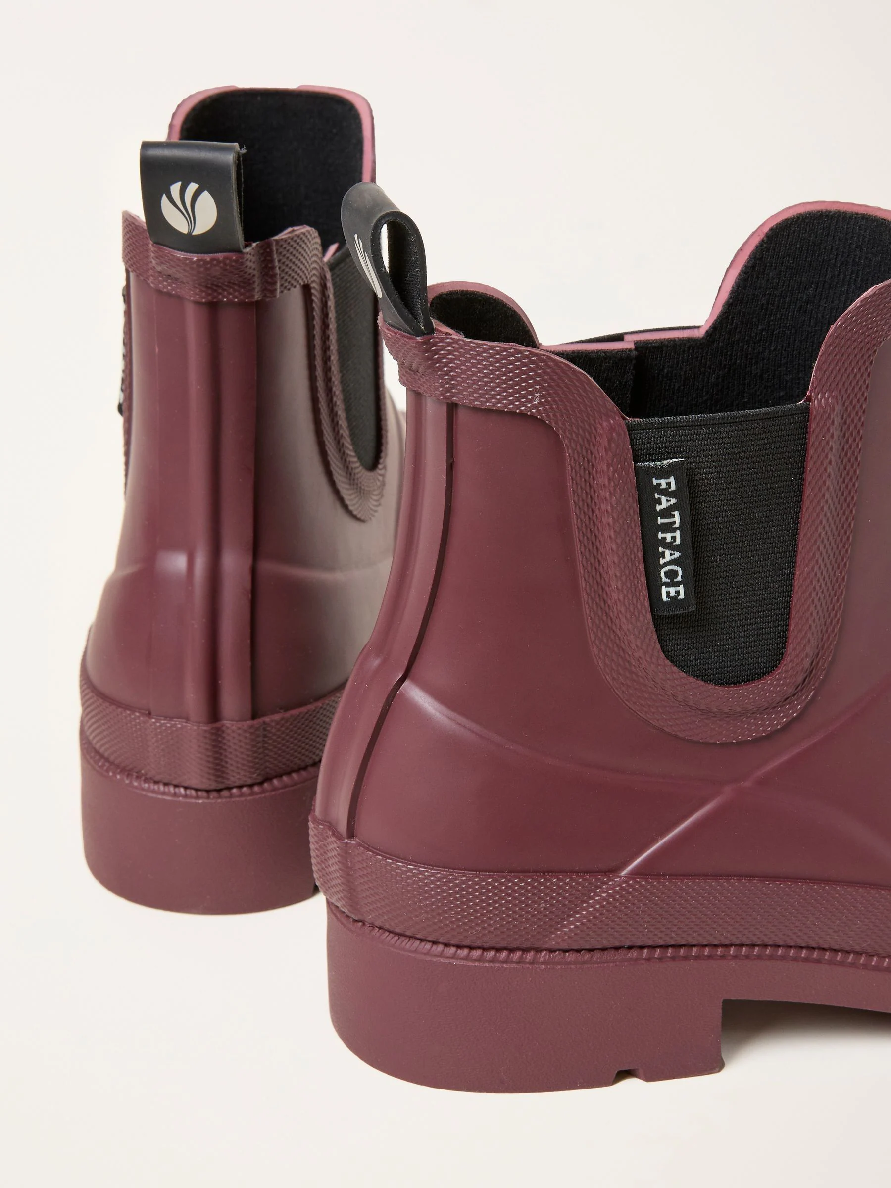 Bordeauxrood - FatFace Rubber Ankle Welly