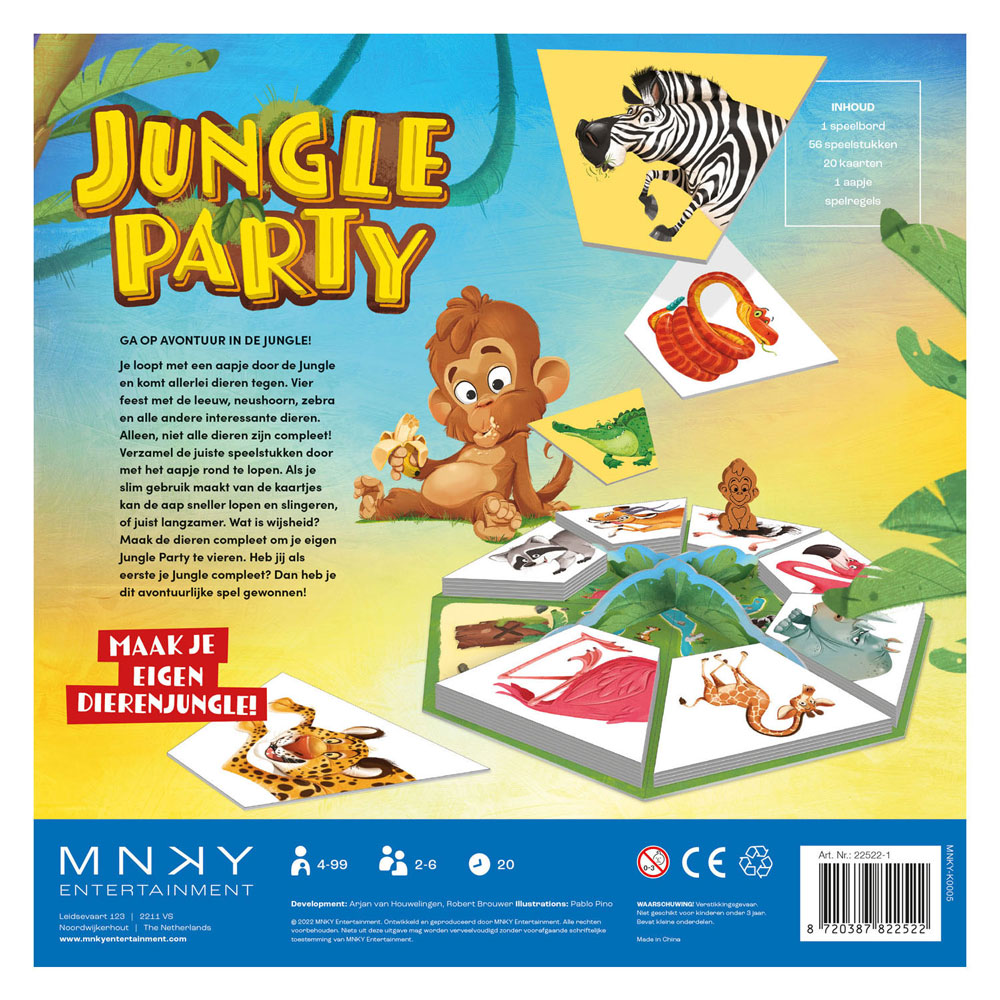 Mnky - Jungle Party Bordspel