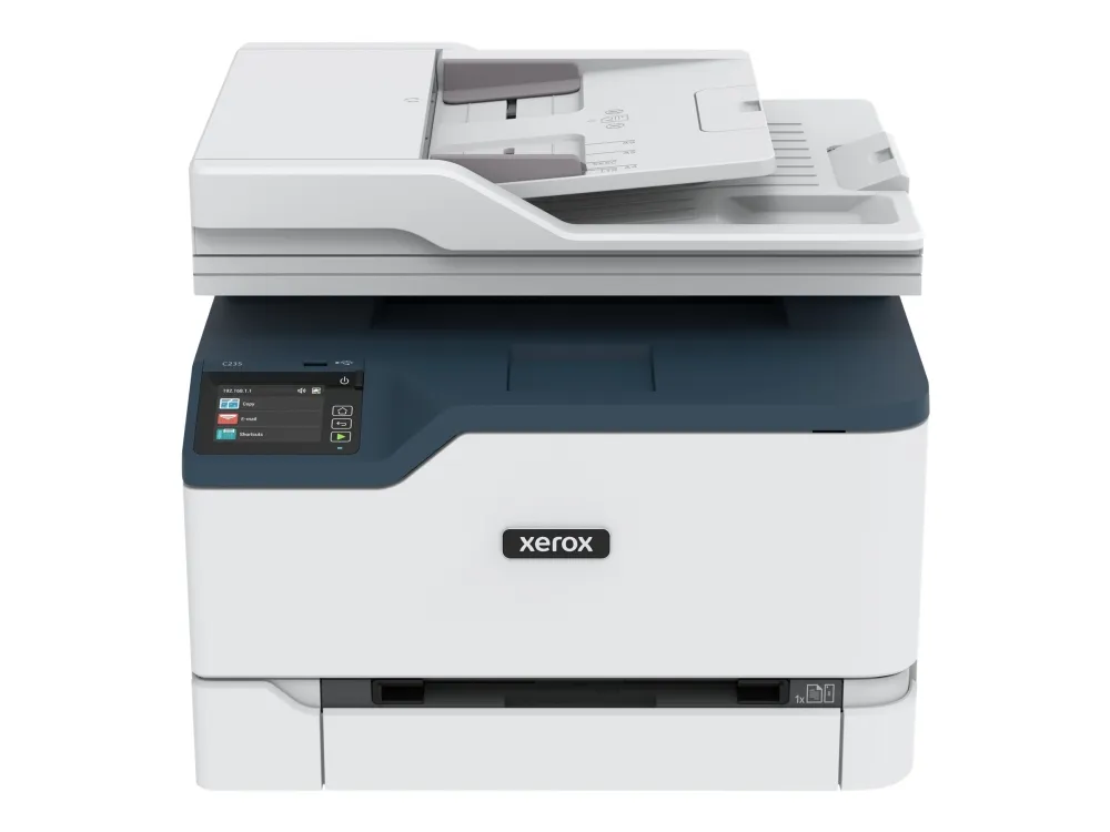 Xerox C235 - Multifunktionsprinter - farve - laser - Legal (216 x 356 mm) (original) - A4/Legal (medie) - op til 22 spm (udskriver) - 250 ark - 33.6 Kbps - USB 2.0, LAN, Wi-Fi(n), USB 2.0 vært - Green World Alliance returneringsprogram