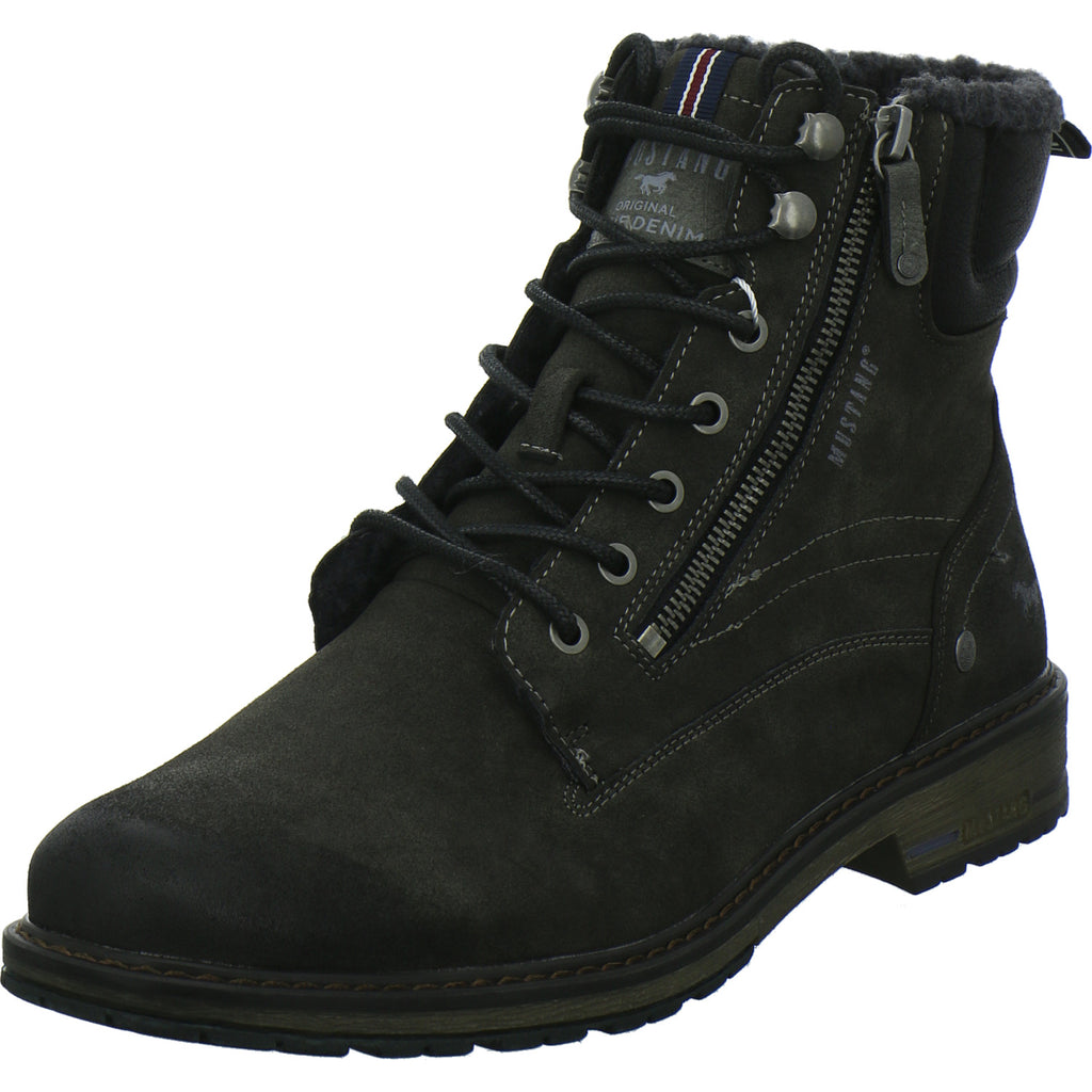 Mustang Winterschuhe Herren Anthrazit