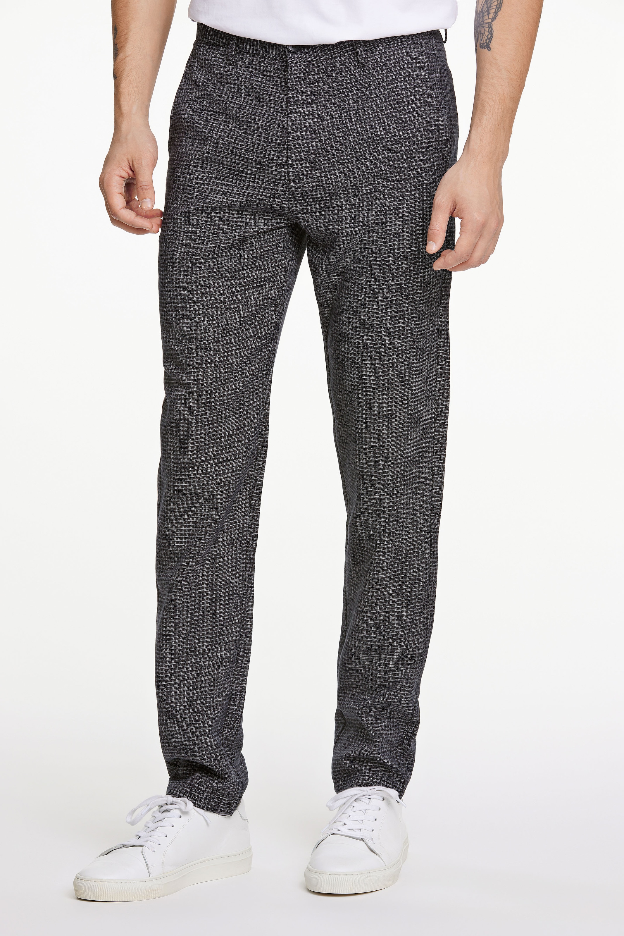LINDBERGH Chinohose  mit modernem Karomuster