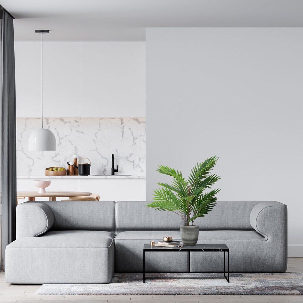 Kunstpflanze ARECA Kunststoff, Stoff hjh OFFICE