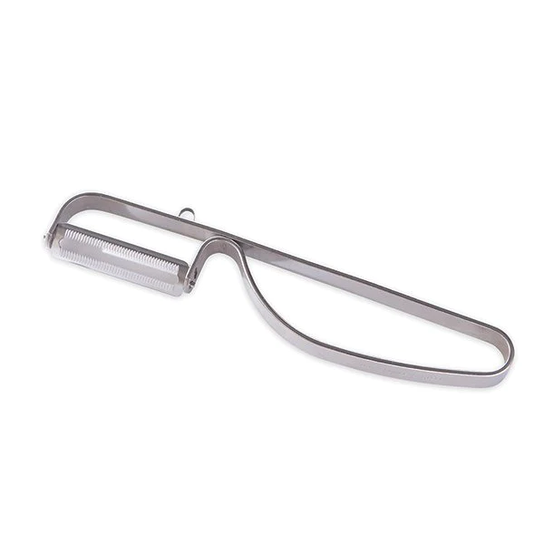 Eplucheur rasoir inox lame dentelée spécial peaux fines Mathon