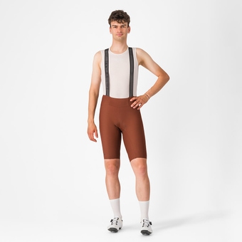 Castelli Espresso  Trägerhose Deep Mocha Herren