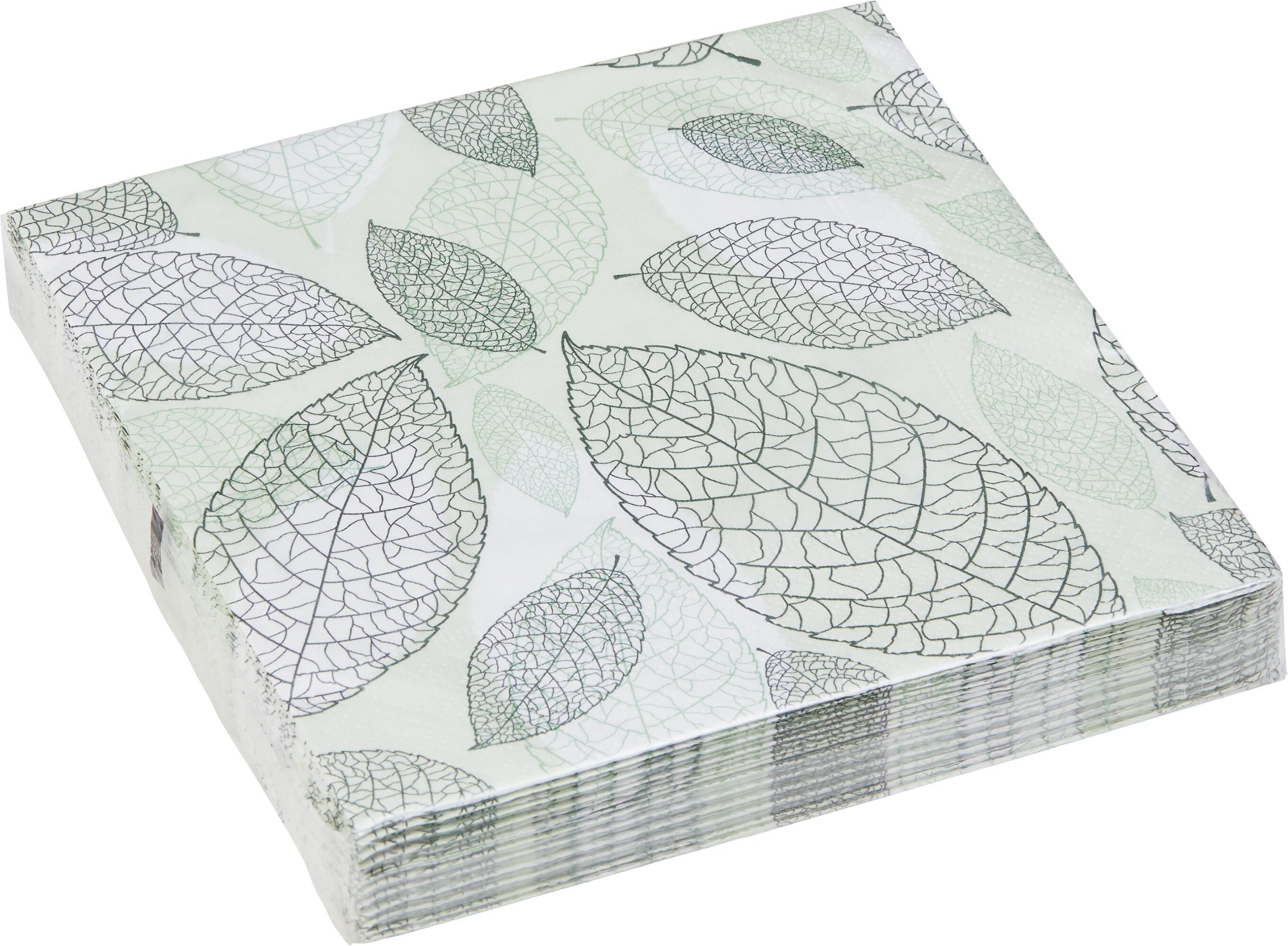 AMELINE Papierservietten - Grün / B: 33.0 cm x T: 33.0 cm x H: 0.1 cm