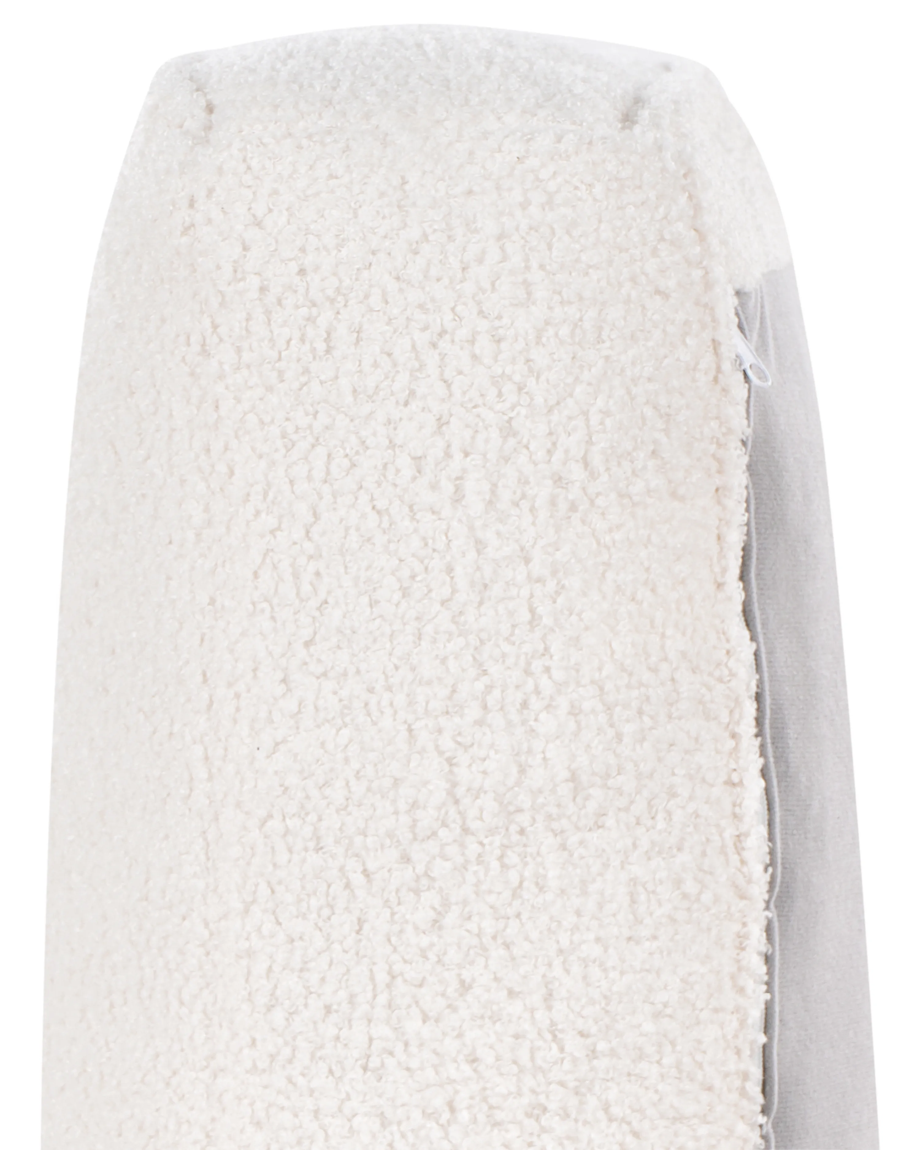 Fauteuil SAVALEN Bouclé Wit