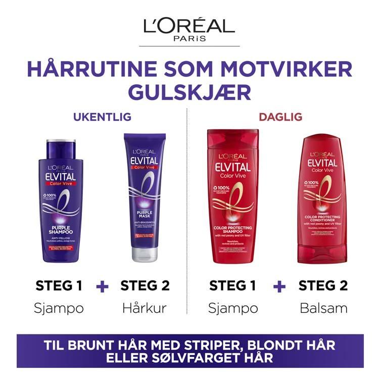 L'Oréal Paris Elvital Color-Vive Purple Shampoo 200ml