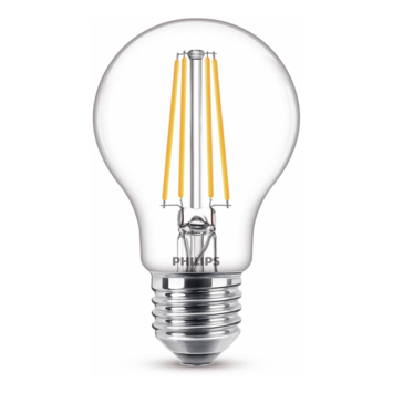 Philips LED peer E27 60W 6 stuks filament helder niet dimbaar