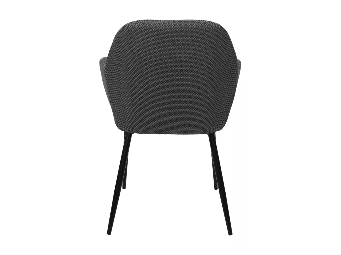 Fauteuil Atome Gris - Lot de 2