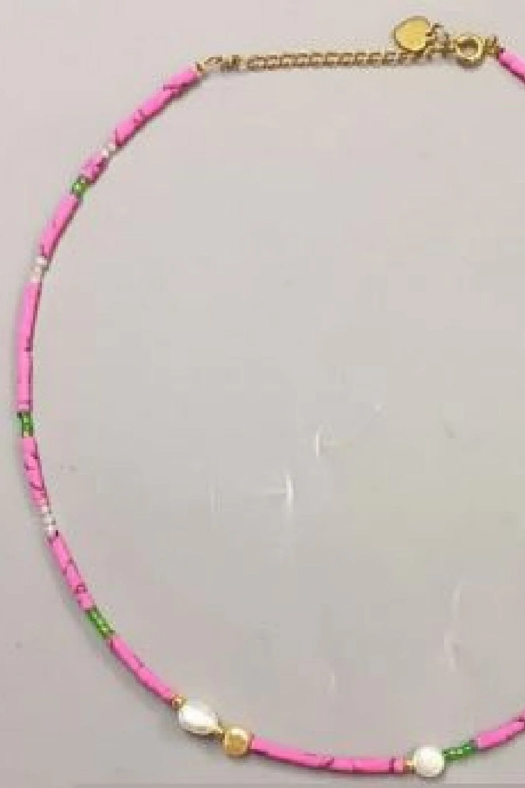 Mellow Moon Sommerhalskæde e multi pink