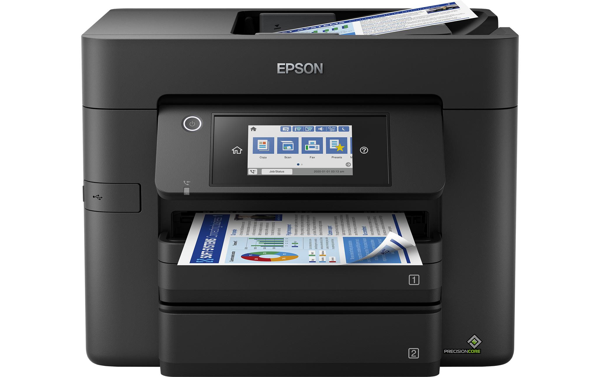 Multifunktionsdrucker WorkForce Pro WF-4830DTWF<br>Netzwerkfähiger 4-in-1-Tintenstrahl-Multifunktionsdrucker für Formate bis A4