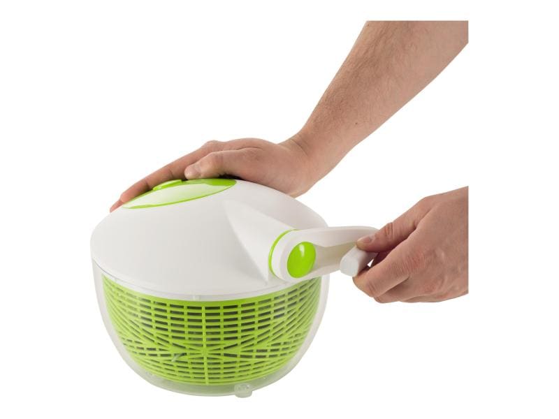 Kuhn Rikon Salatschleuder 21 cm, Grün/Weiss Salatschleuder