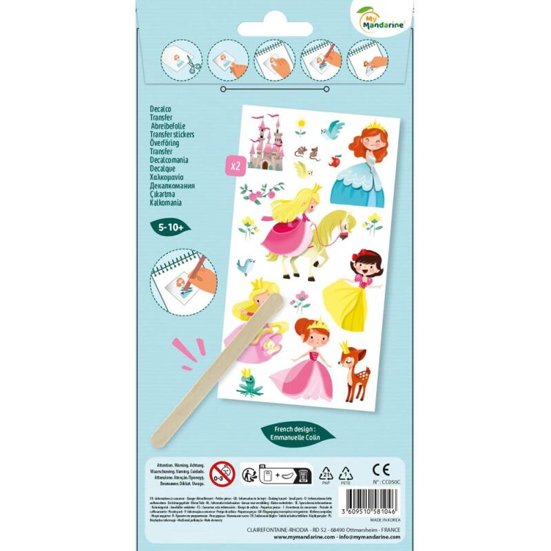 Decalco' Mania, Princesses - Multicolore