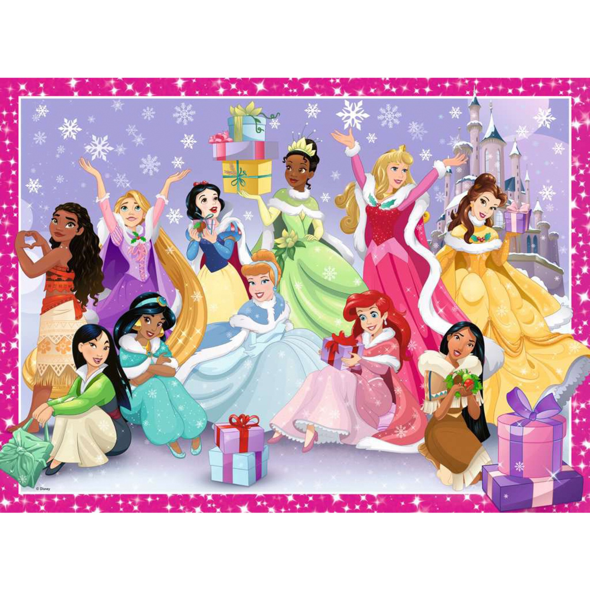 Ravensburger Puzzle Kinderpuzzle Disney - Ein zauberhaftes Weihnachtsfest
