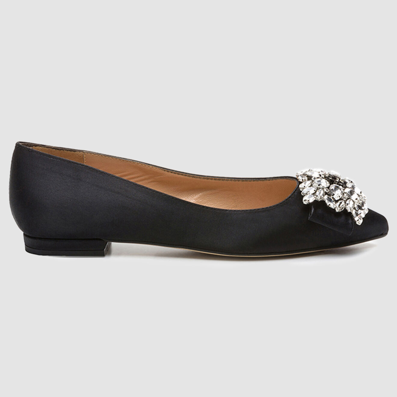 Cosmoparis Ballerines en Satin Manea noires