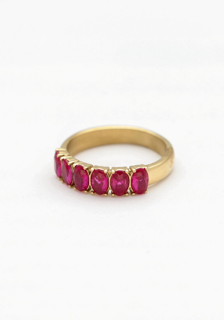 NOTRE-V gouden notre-v ring omss23-021 pink