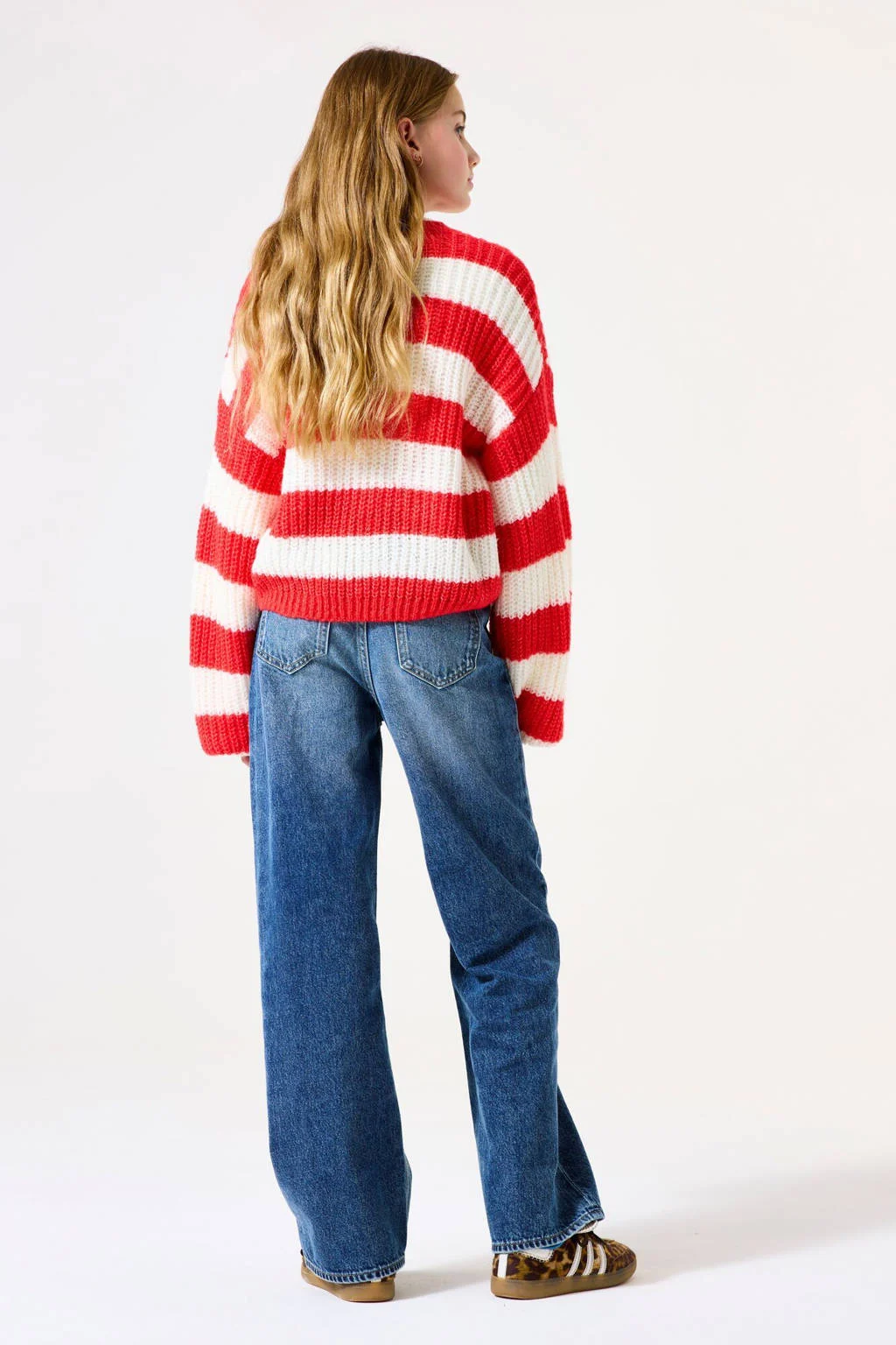 Garcia trui rood grof gebreid