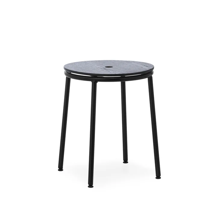 Normann Copenhagen - Circa Hocker, Eiche schwarz lackiert
