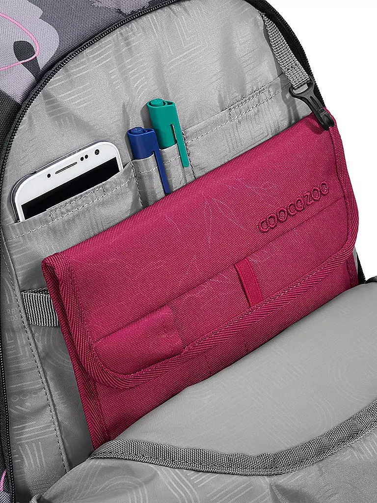 COOCAZOO Schulrucksack MATE BUBBLE BRUSH grau