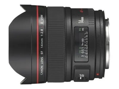 Canon EF - Vidvinkel objektiv - 14 mm - f/2.8 L II USM - Canon EF - for EOS 1000, 1D, 50, 500, 5D, 7D, Kiss F, Kiss X2, Kiss X3, Rebel T1i, Rebel XS, Rebel XSi