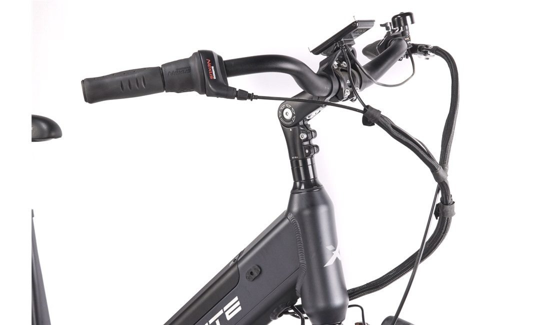 El-cykel Comfort Plus 36V-11,6Ah 7-gear antracit sort