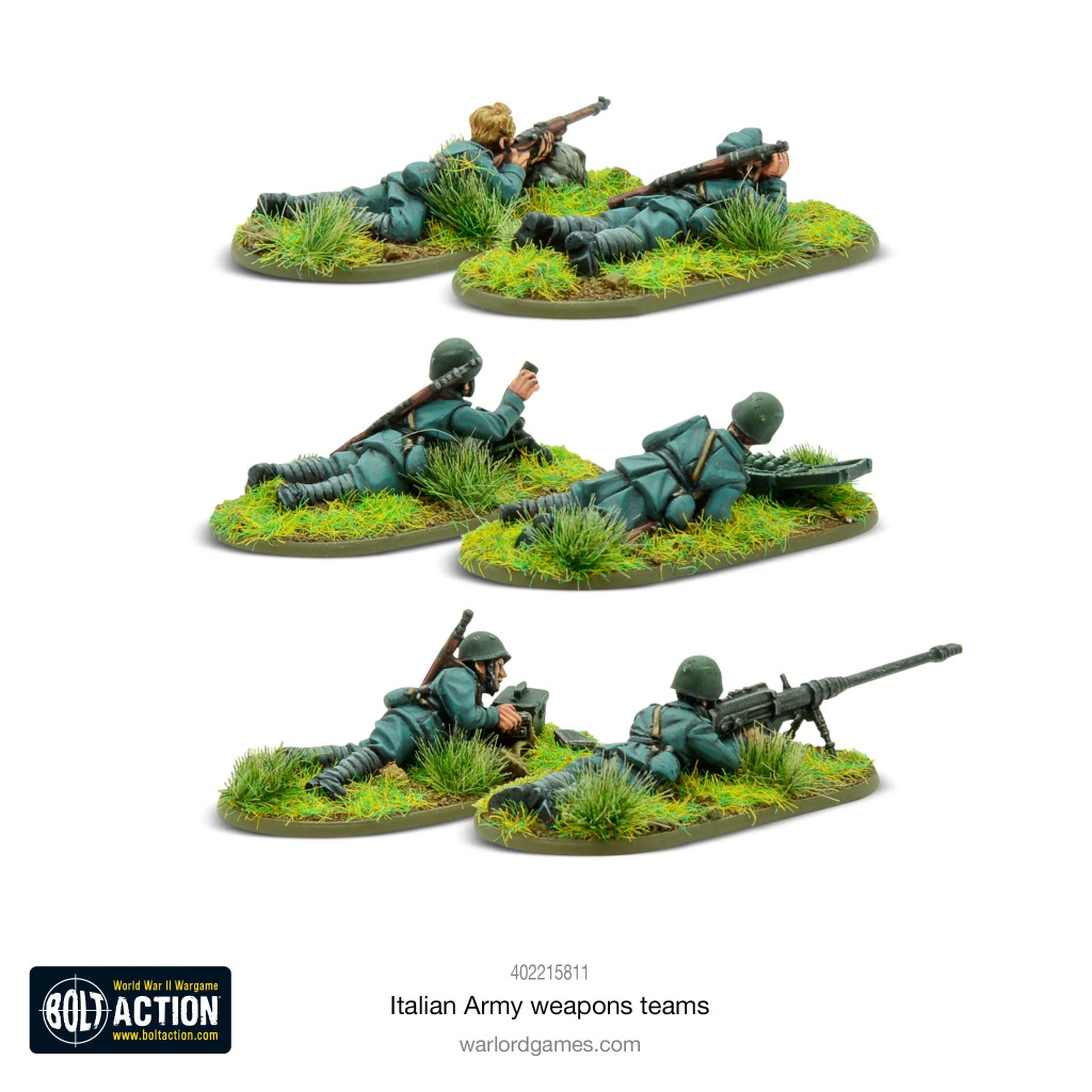 Bolt Action - Italian Army Weapons Teams