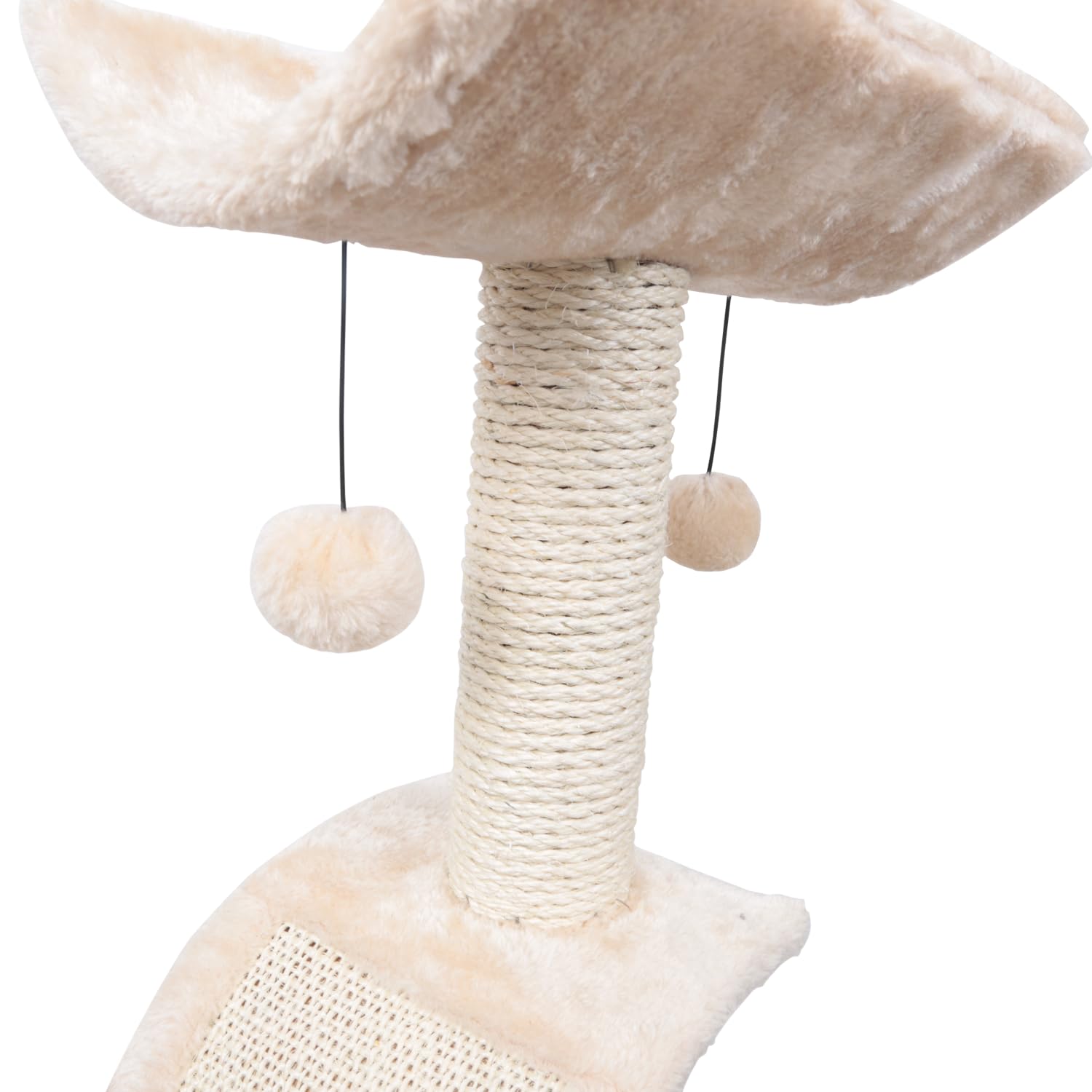 Arranhador para Gatos Nobleza - Dimensões: 41 * 35 * 60 cm, Cor: Bege