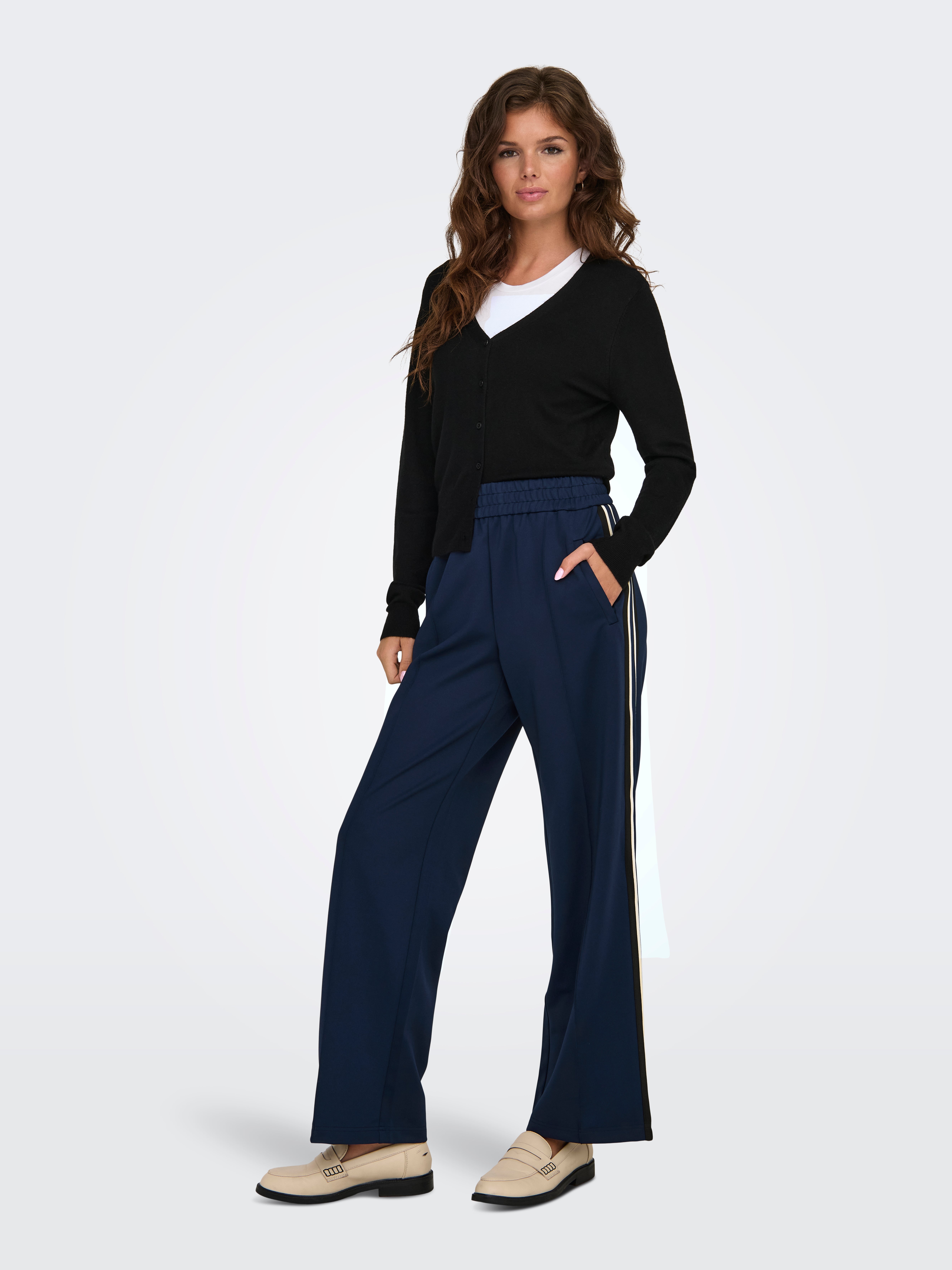 ONLWARM Weiter Beinschnitt Hose Navy Blazer