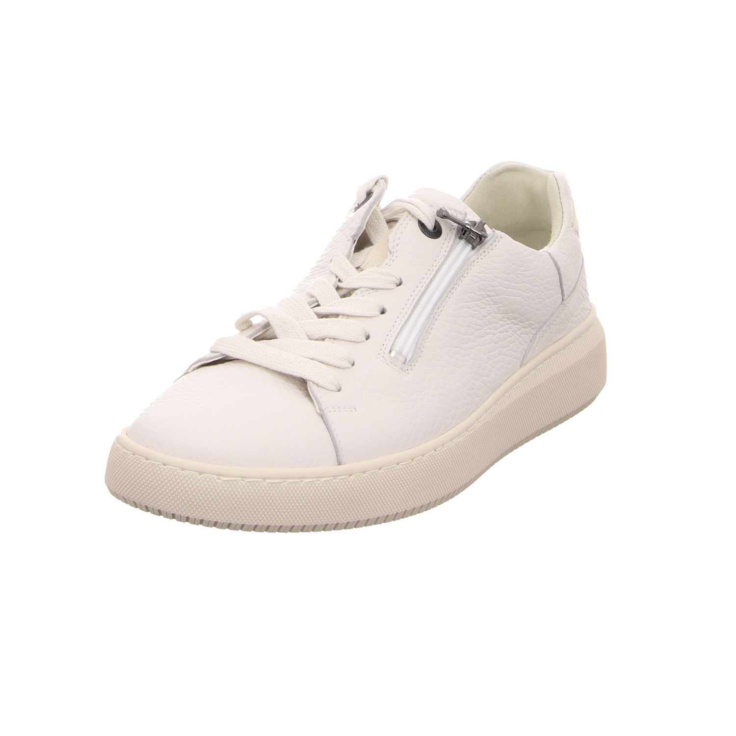 Waldläufer Schnürhalbschuh weiss/weiss kombi