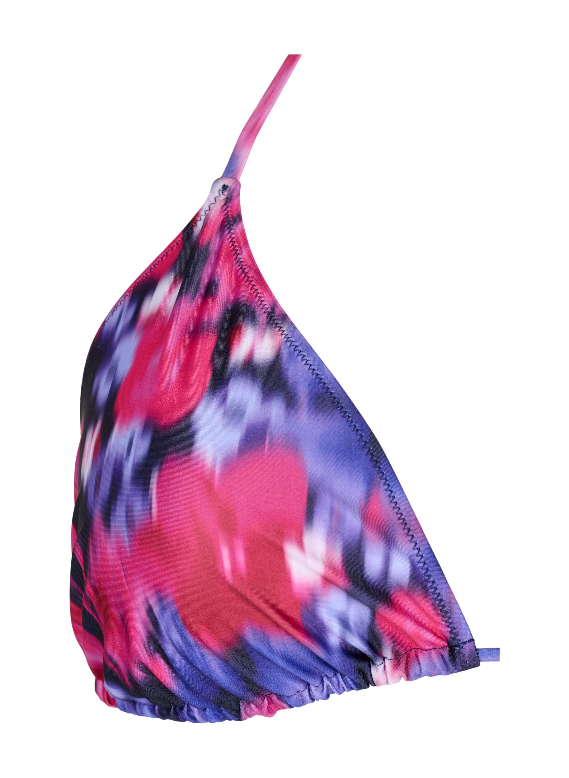 Trekants bikini bh med print