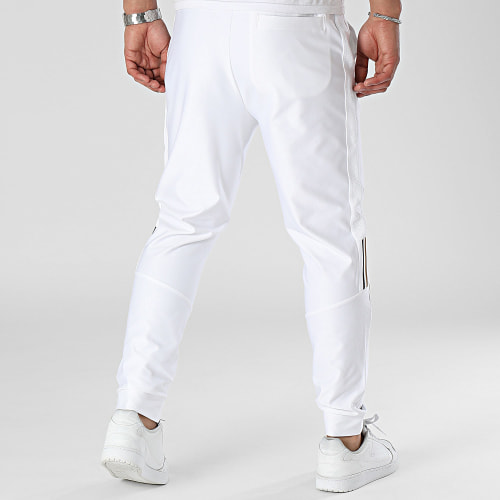 Pantalon Jogging A Bandes Hicon MB 2 50506163 Blanc