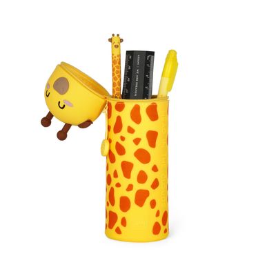 Trousse silicone 2 en 1 giraffe