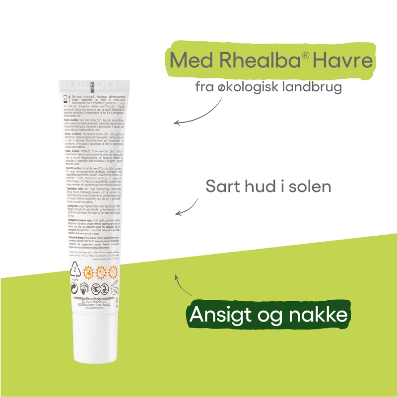 A-DERMA Protect Invisible Fluid SPF 50+ - 40 ml