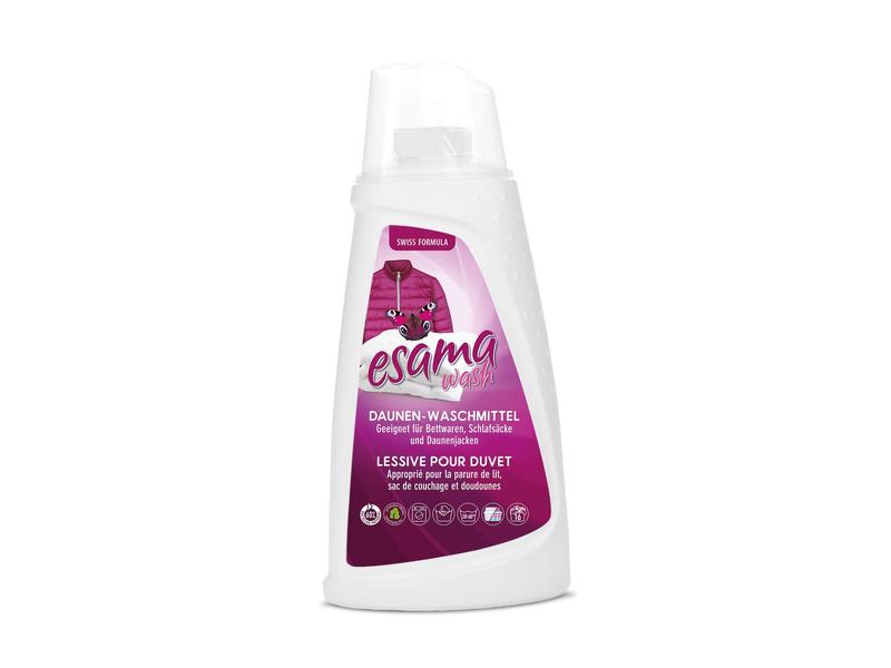 Esama Wash Daunen-Waschmittel Spezialwaschmittel für hygienische Wäsche von Daunen und Naturfasern