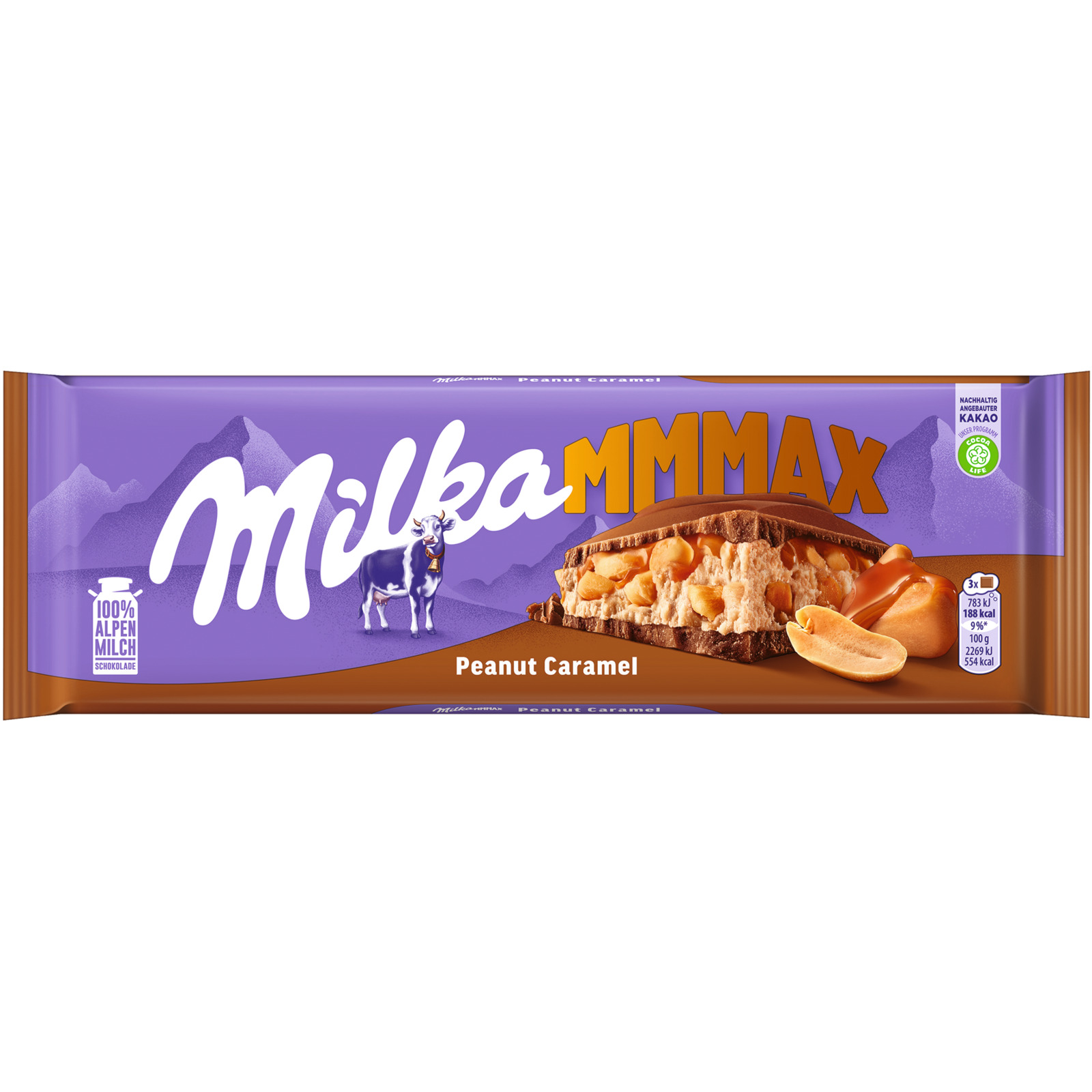 Milka Mmmax Peanut Caramel 276 g