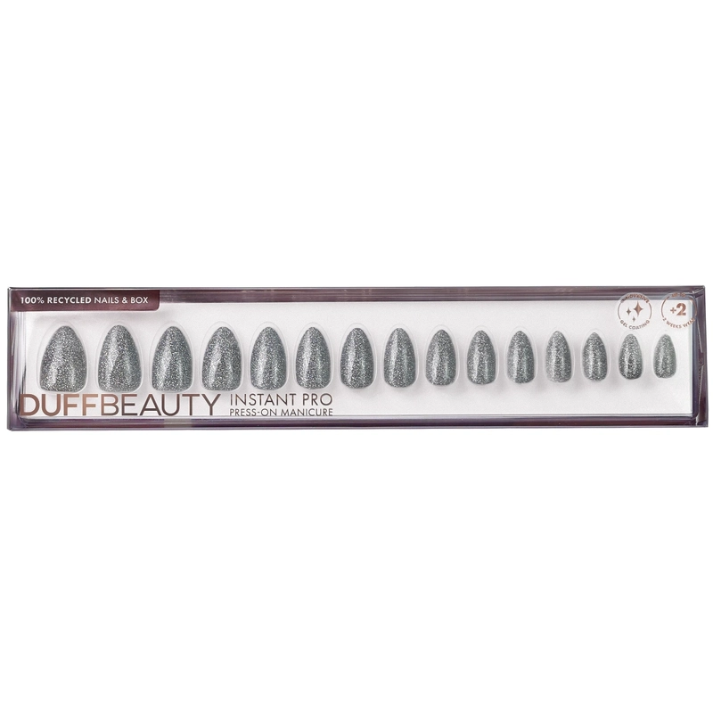 DUFFBEAUTY Reusable Instant Press-on Manicure 30 Pieces - Diamond Dust