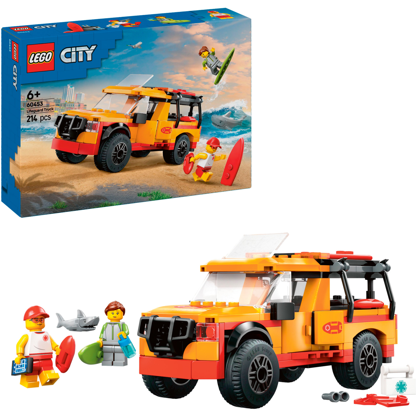 LEGO City Einsatzfahrzeug der Rettungsschwimmer 60453