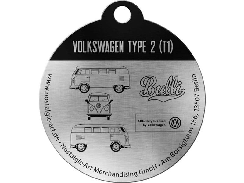 Nostalgic Art Schlüsselanhänger VW Bus Ø 4 cm, 1 Stück, Meh Anhänger im retro Design
