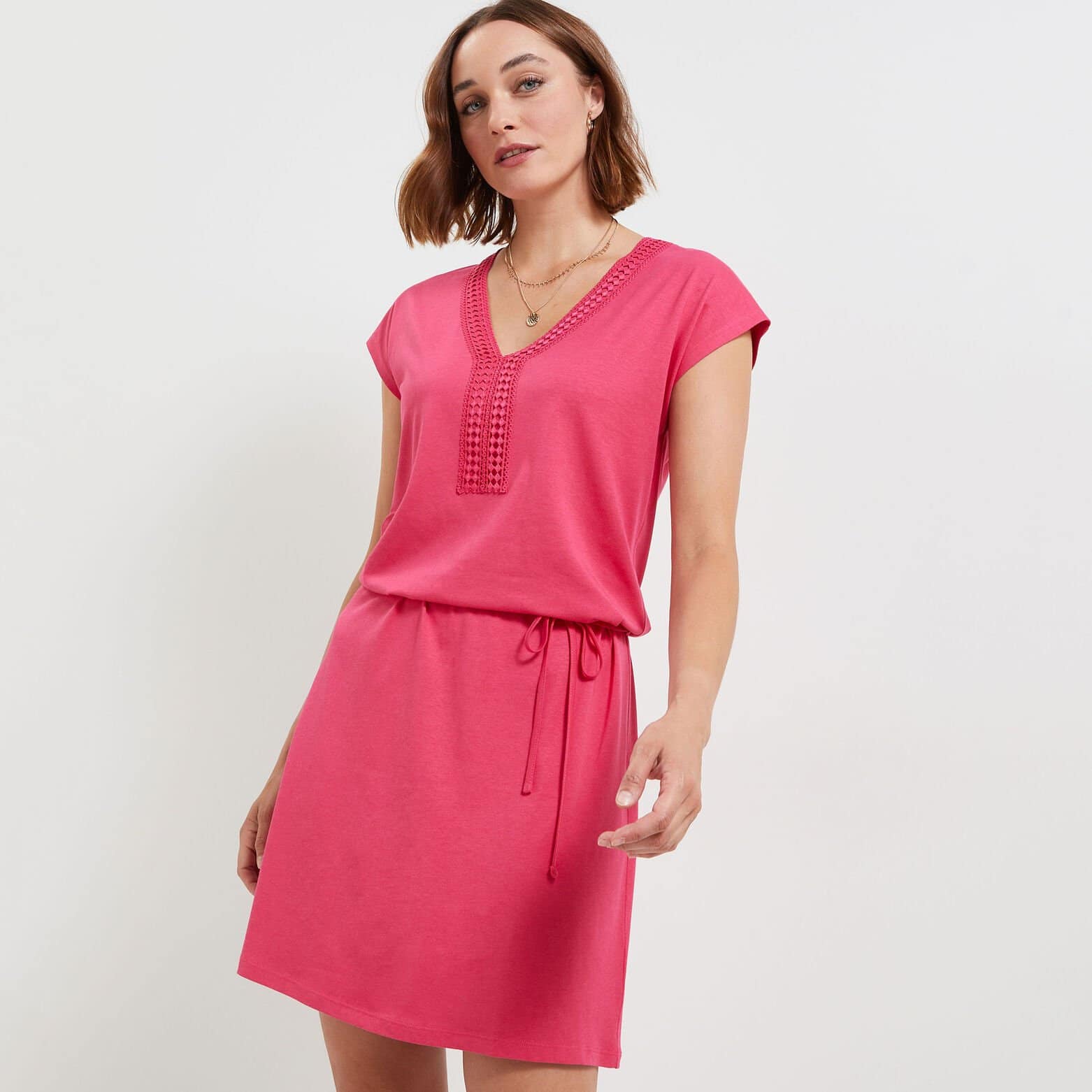 Robe maille femme