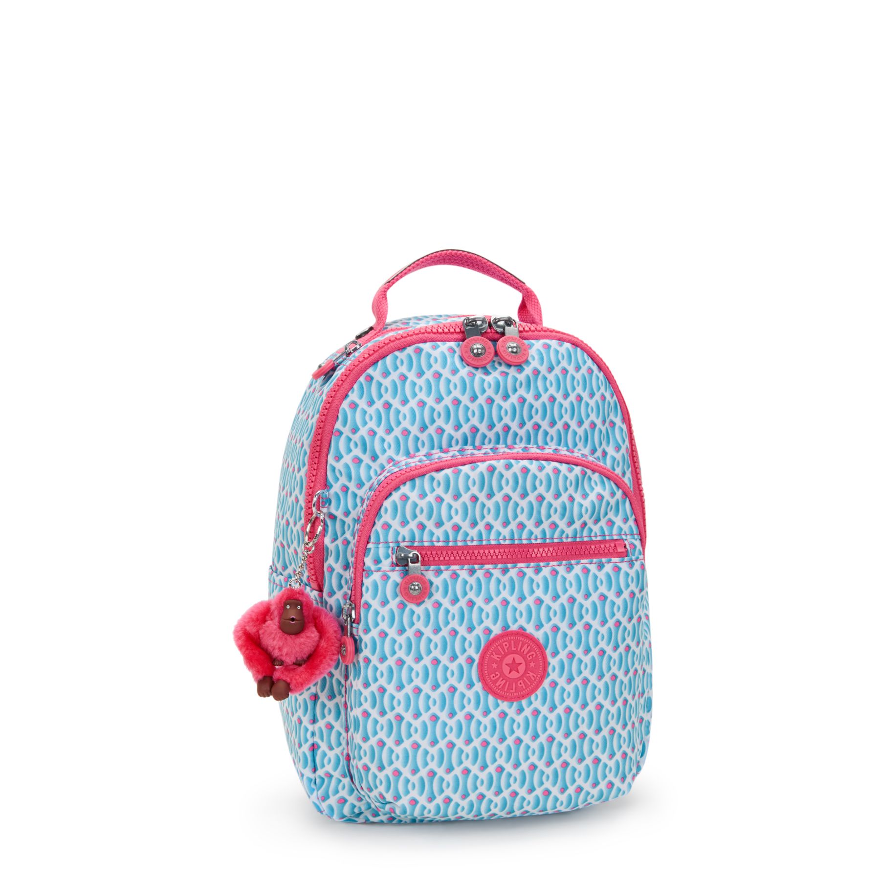 SEOUL S Petit Sac à Dos avec Compartiment pour Tablette - Dreamy Geo Combo
