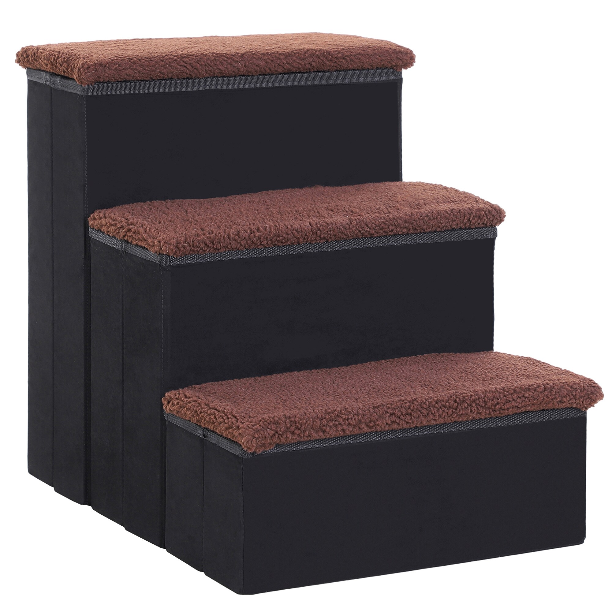 PawHut Haustiertreppe mit 3 Stufen 40 x 54 x 48 cm (BxTxH)
