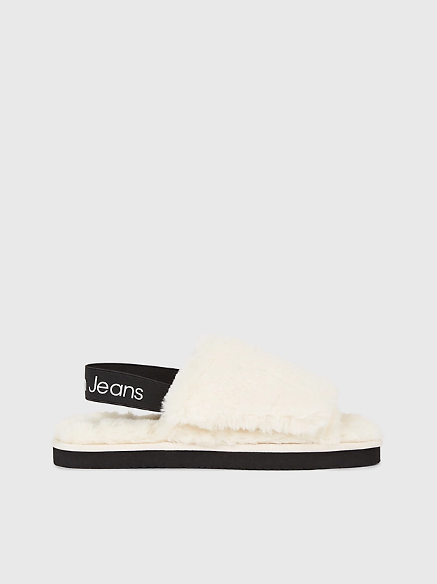 pantufas de pele sintética