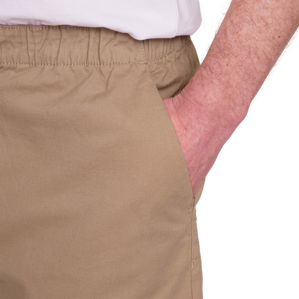 Jonas Nielsen Herren Shorts mit Elastikbund beige