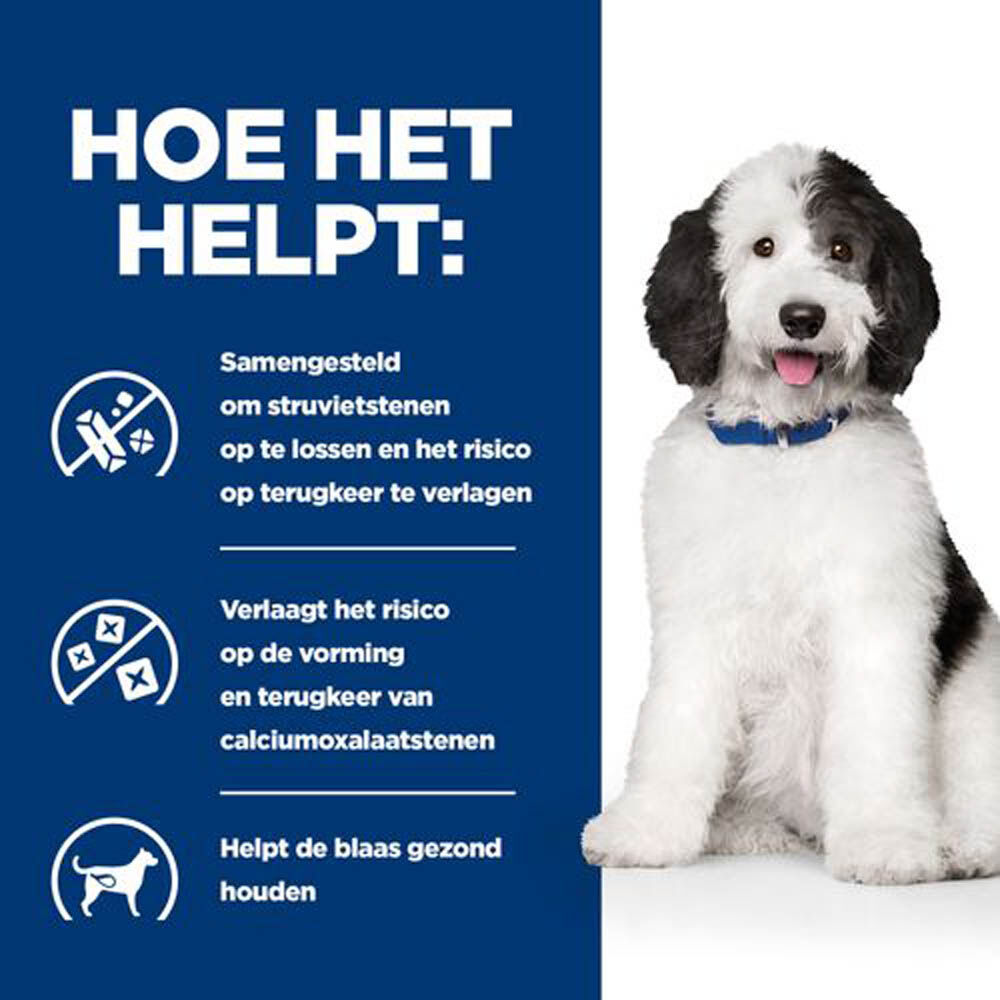 Hill's Prescription Diet Urinary Care c/d - Hondenvoer - 354 Gram - groente, kip