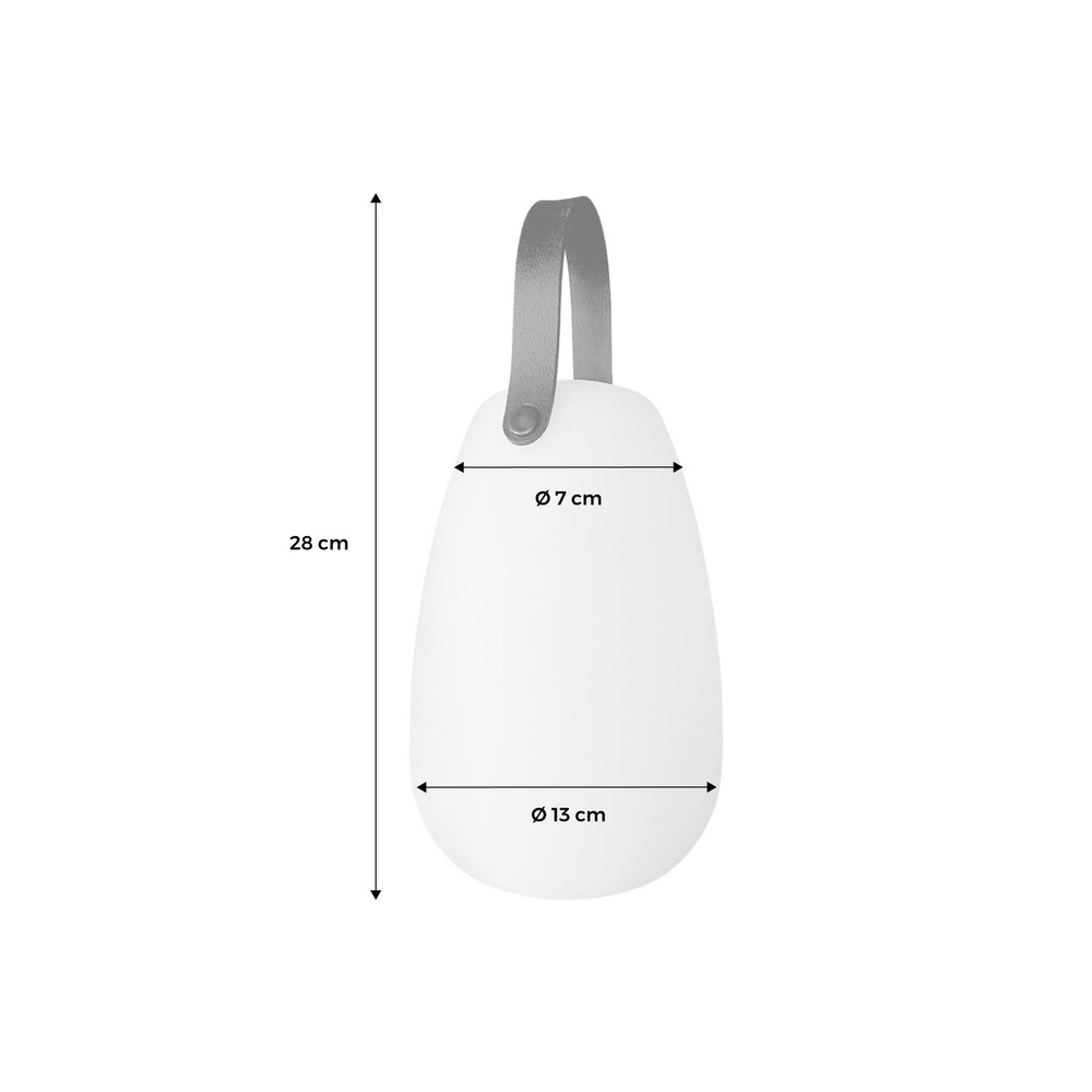 Lot de 4 lampes de table nomades sans fil dimmables lucie